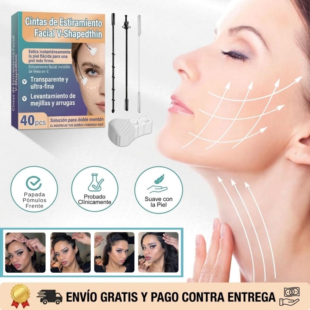 Recupera un contorno firme y definido en menos de 5 minutos