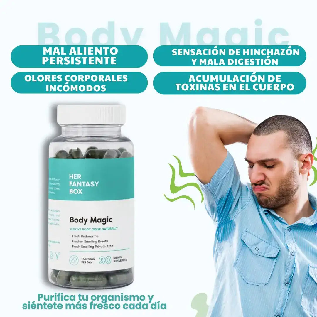 Body Magic™ Desintoxicante que Combate el Mal Aliento y el Mal Olor Corporal