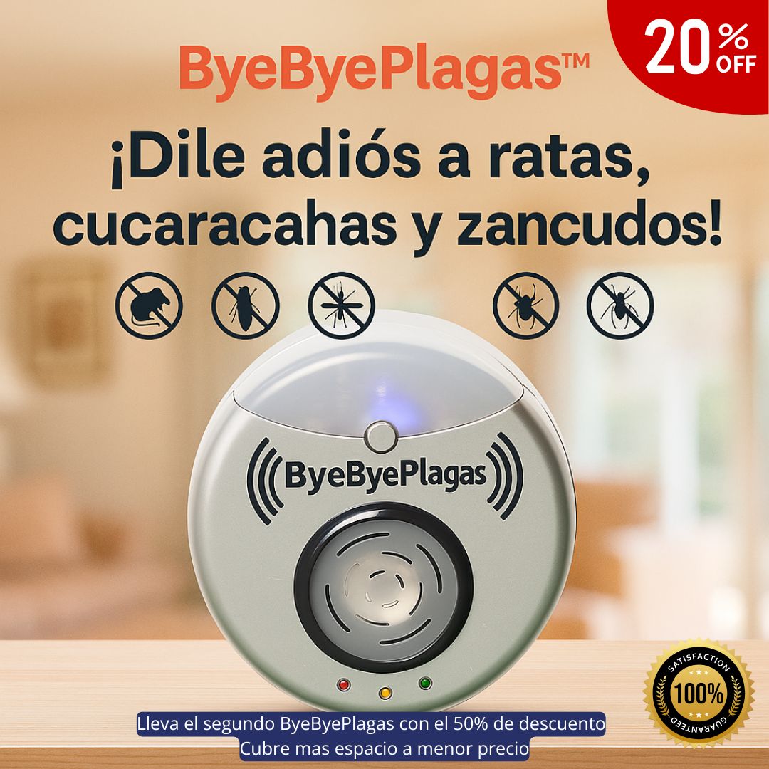 ByeByePlagas™ - Dile adiós a los roedores sin trampas ni veneno