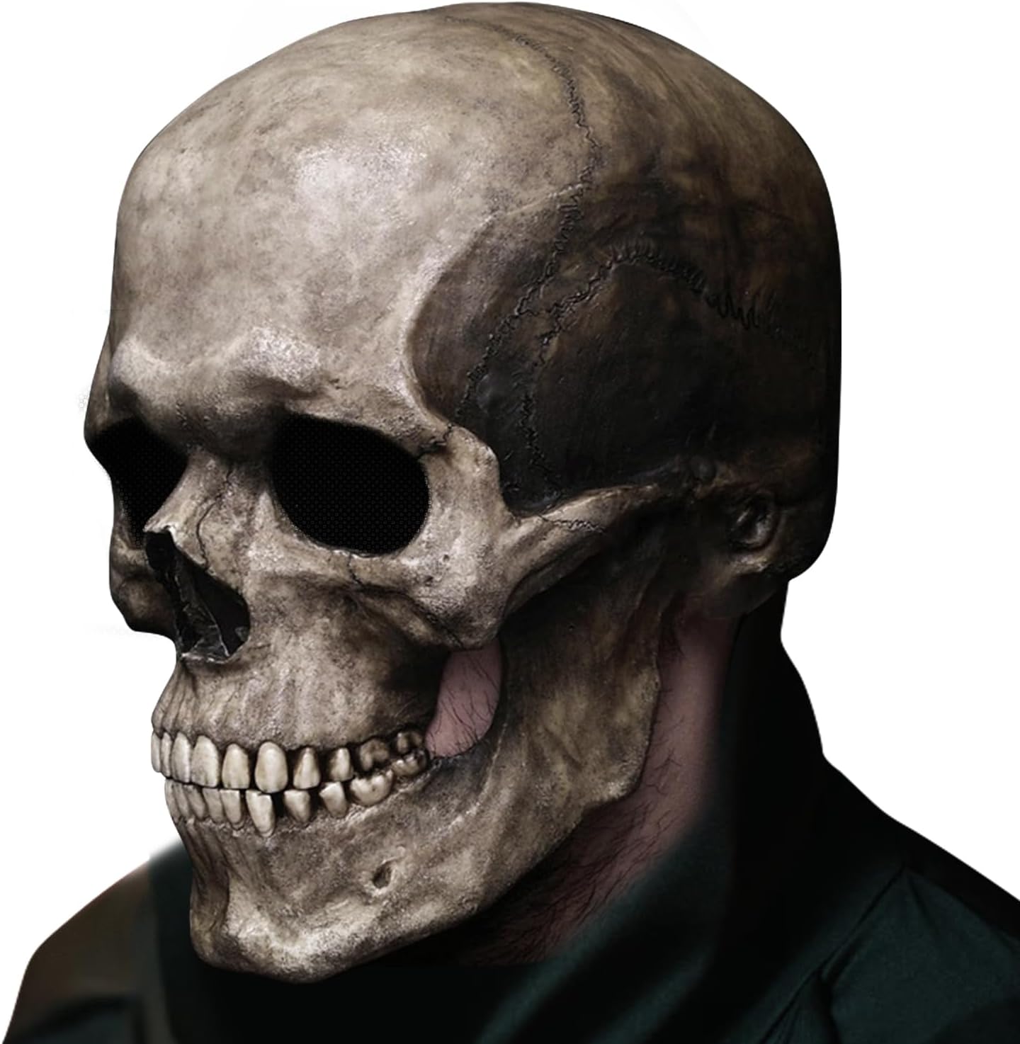 SkullMove™ – La máscara con mandíbula móvil más realista para Halloween y cosplay
