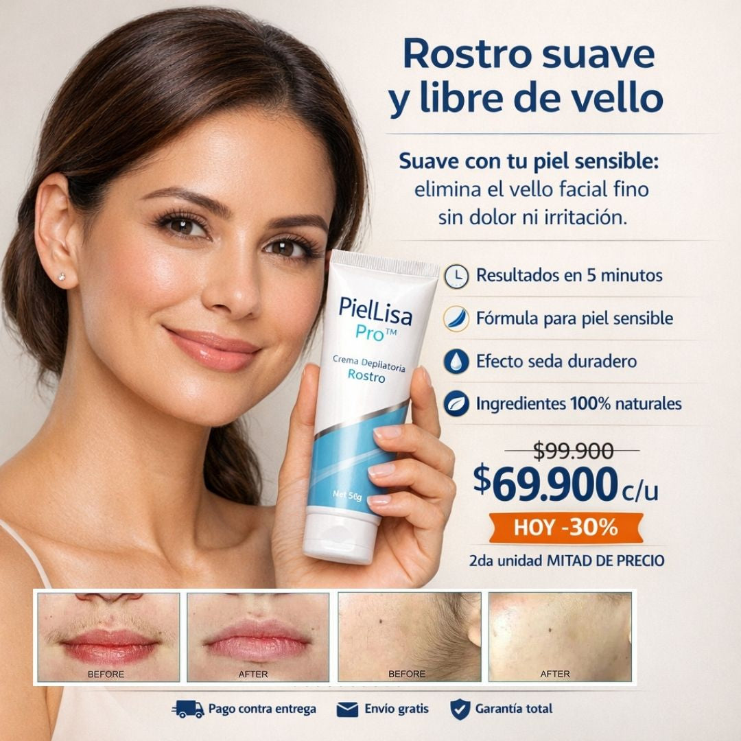 Crema Depilatoria - Despídete del vello visible en minutos