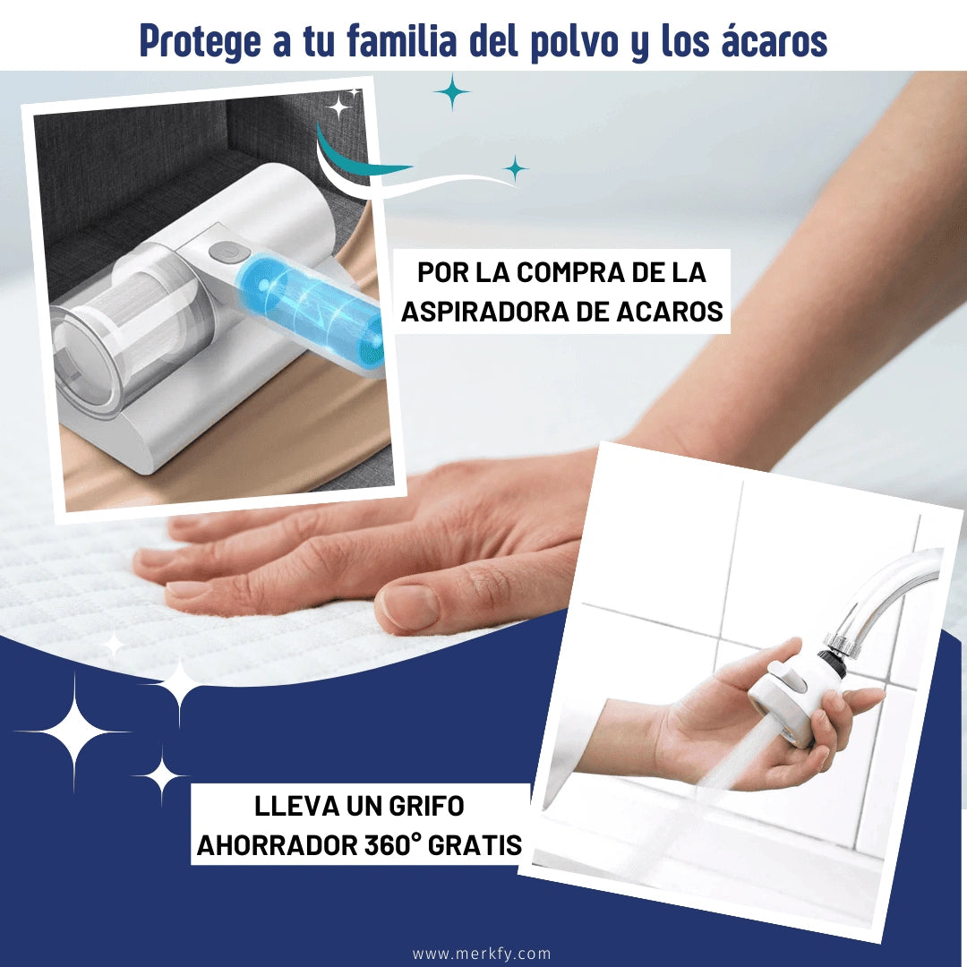 🤯 ASPIRADORA DE ACAROS + GRIFO AHORRADOR 360 + Envío gratis 🤯