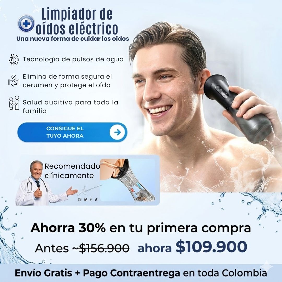 ¿Oídos tapados? | Kit Profesional de Limpieza de Oídos