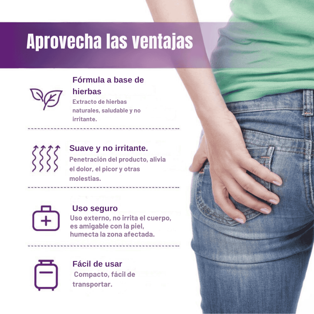 HERBAL HEMORROIDES-Potente Spray Para Hemorroides PAGAS 1 LLEVAS 2