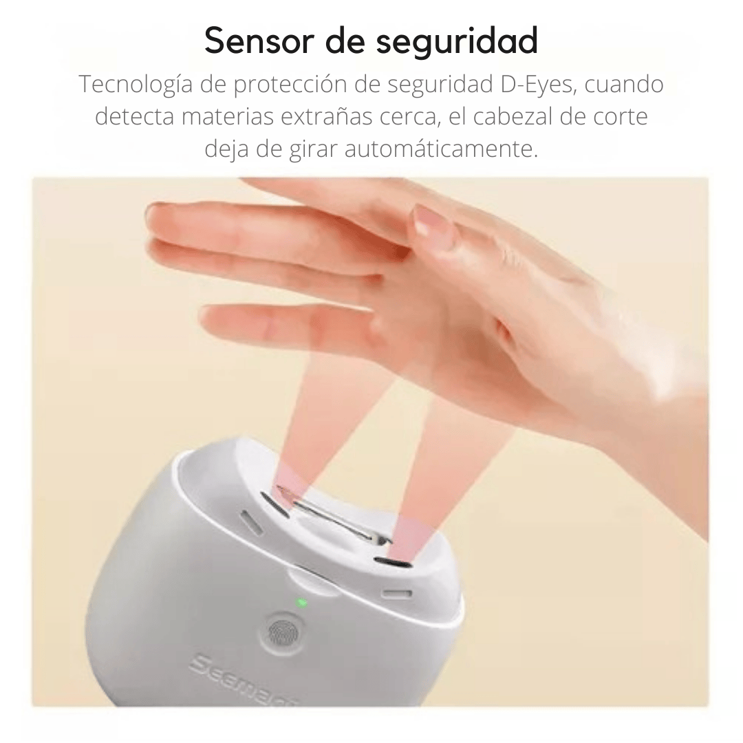 CORTA UÑAS ELECTRICO - Con Luz Led y Recargable