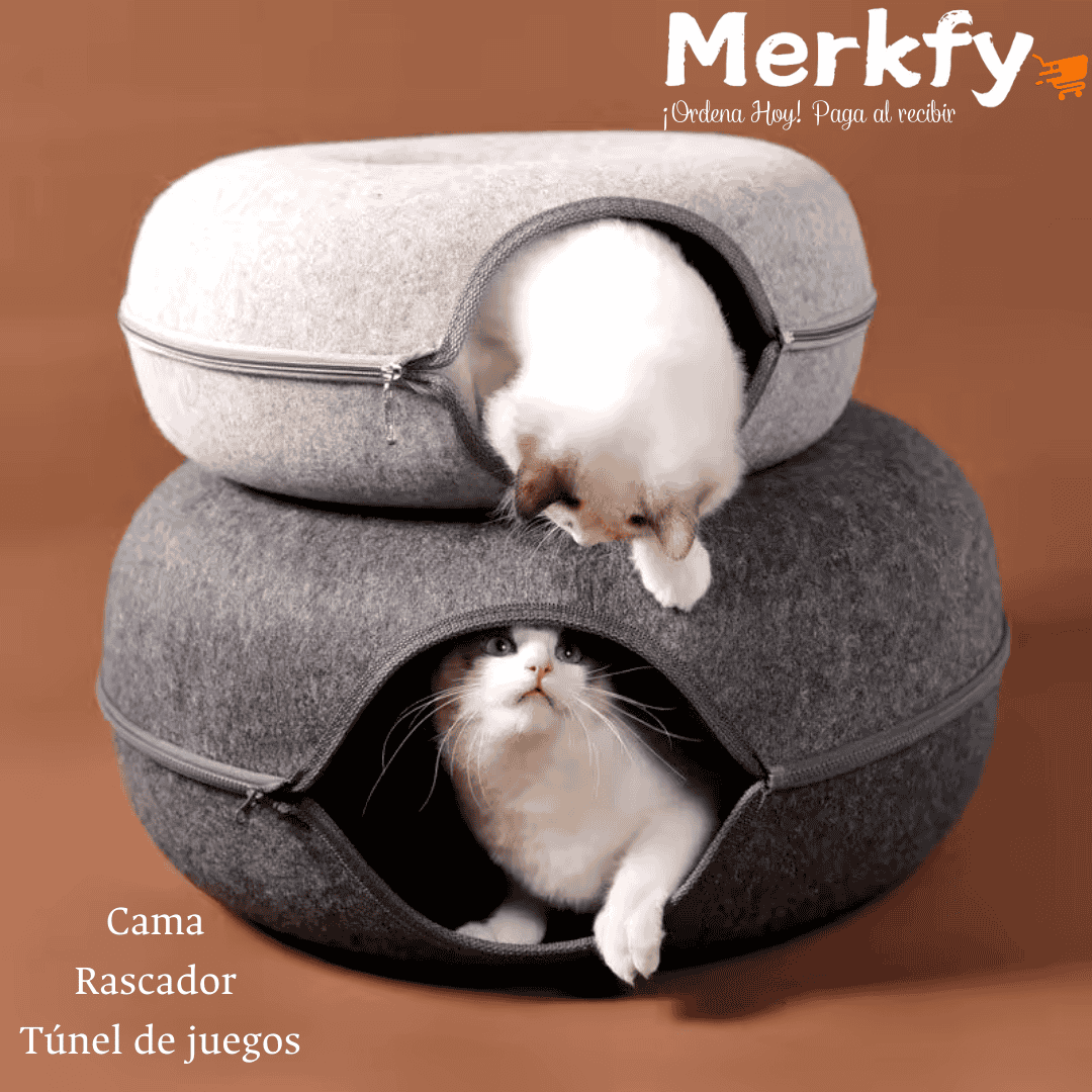 CAMA TÚNEL - cama multiusos para Gatos