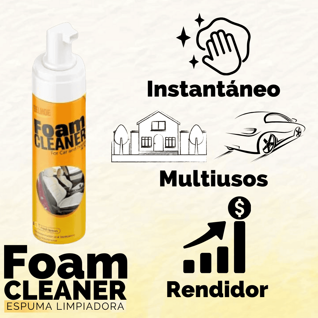 FOAM CLEANER 2X1 - La Espuma Limpiadora Más Potente Del Mercado