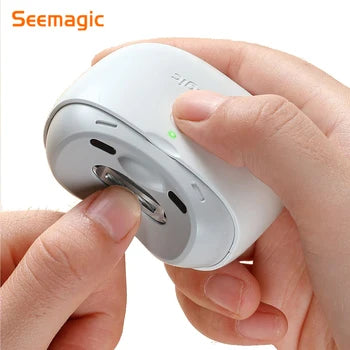 CORTA UÑAS ELECTRICO - Con Luz Led y Recargable