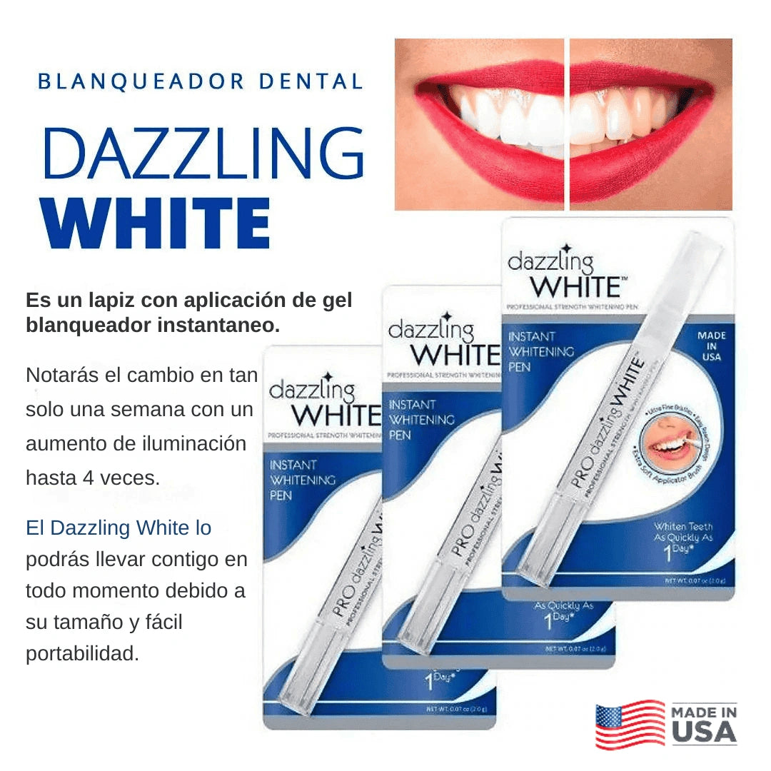 ✨DAZZLING WHITE - Lápiz Blanqueador Dental X3 uds✨
