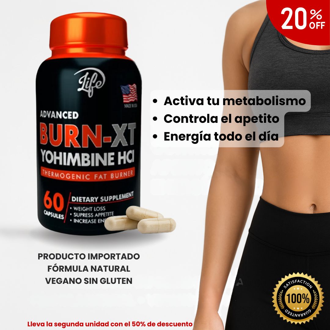 Burn‑XT Life – Quema grasa, vence el cansancio y logra tu mejor versión