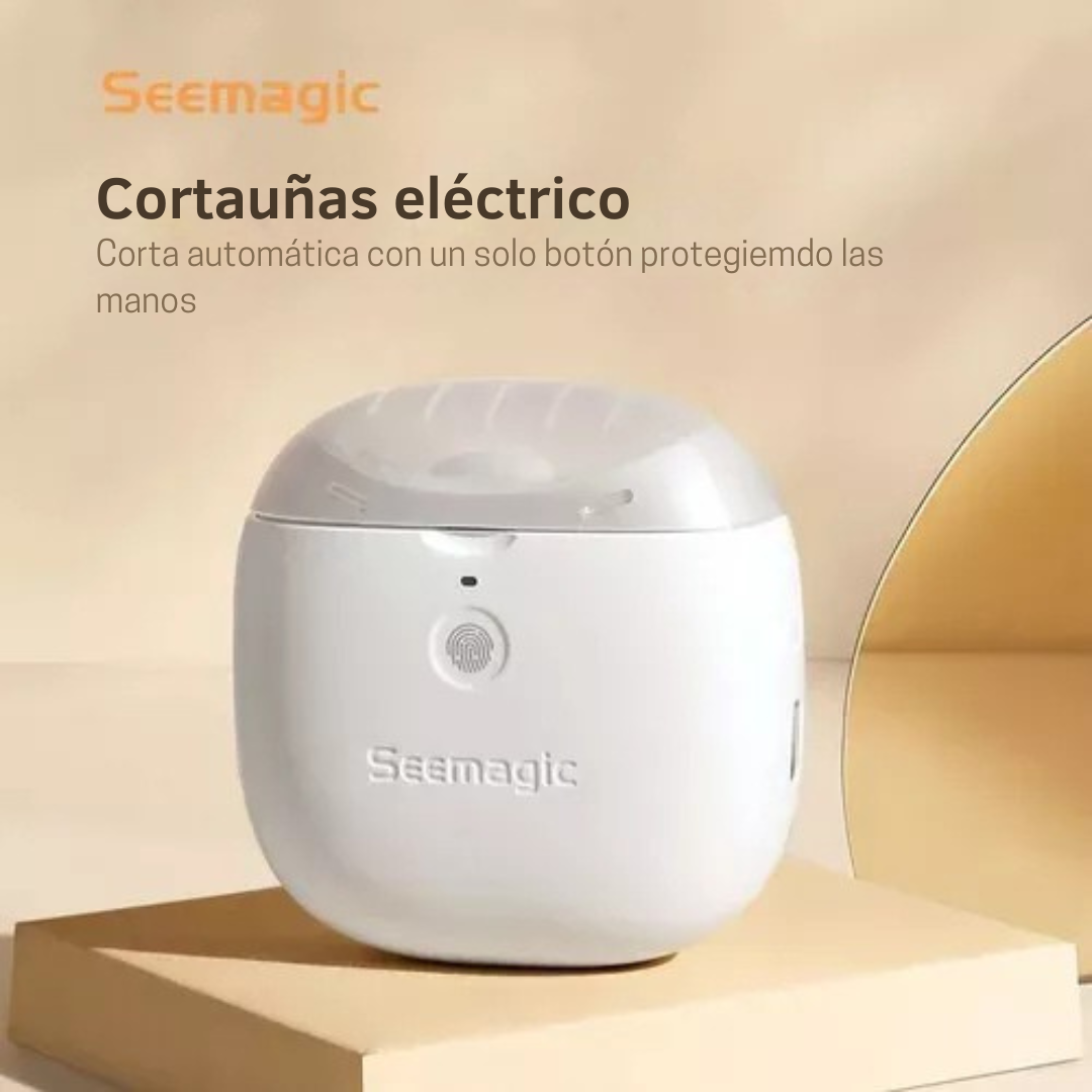 CORTA UÑAS ELECTRICO - Con Luz Led y Recargable