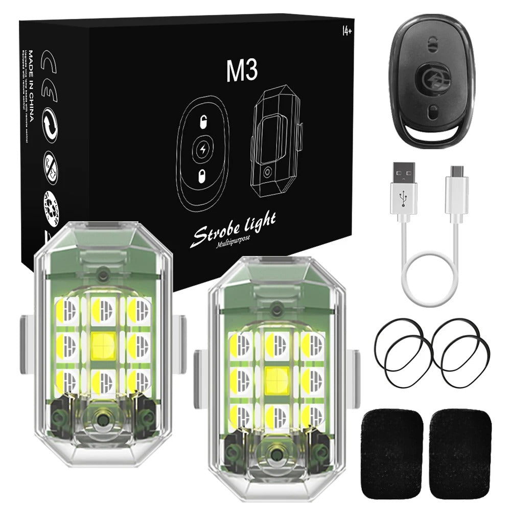 STROBIES - Luces LED Estroboscópicas Recargables (2 unidades)