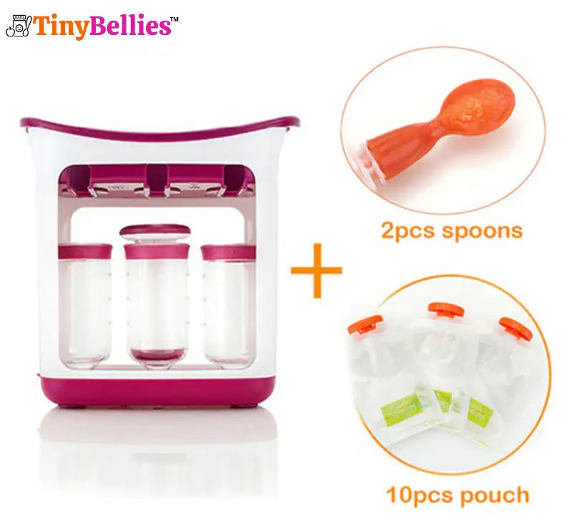 TinyBellies™ - Estación Para Exprimir Alimentos