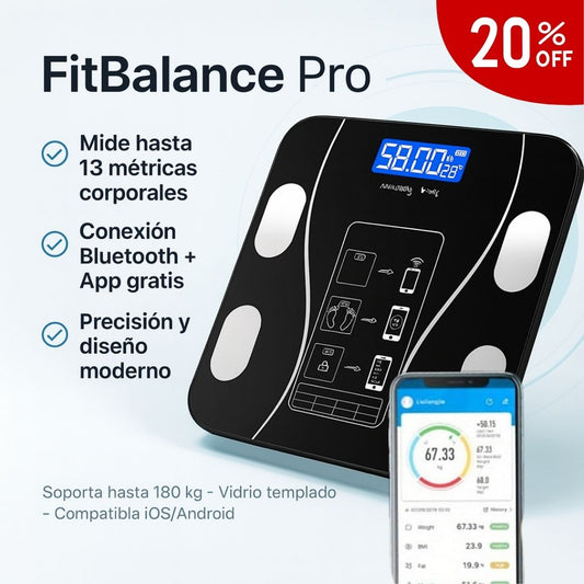 FitBalance Pro – La báscula inteligente que transforma tu control de peso