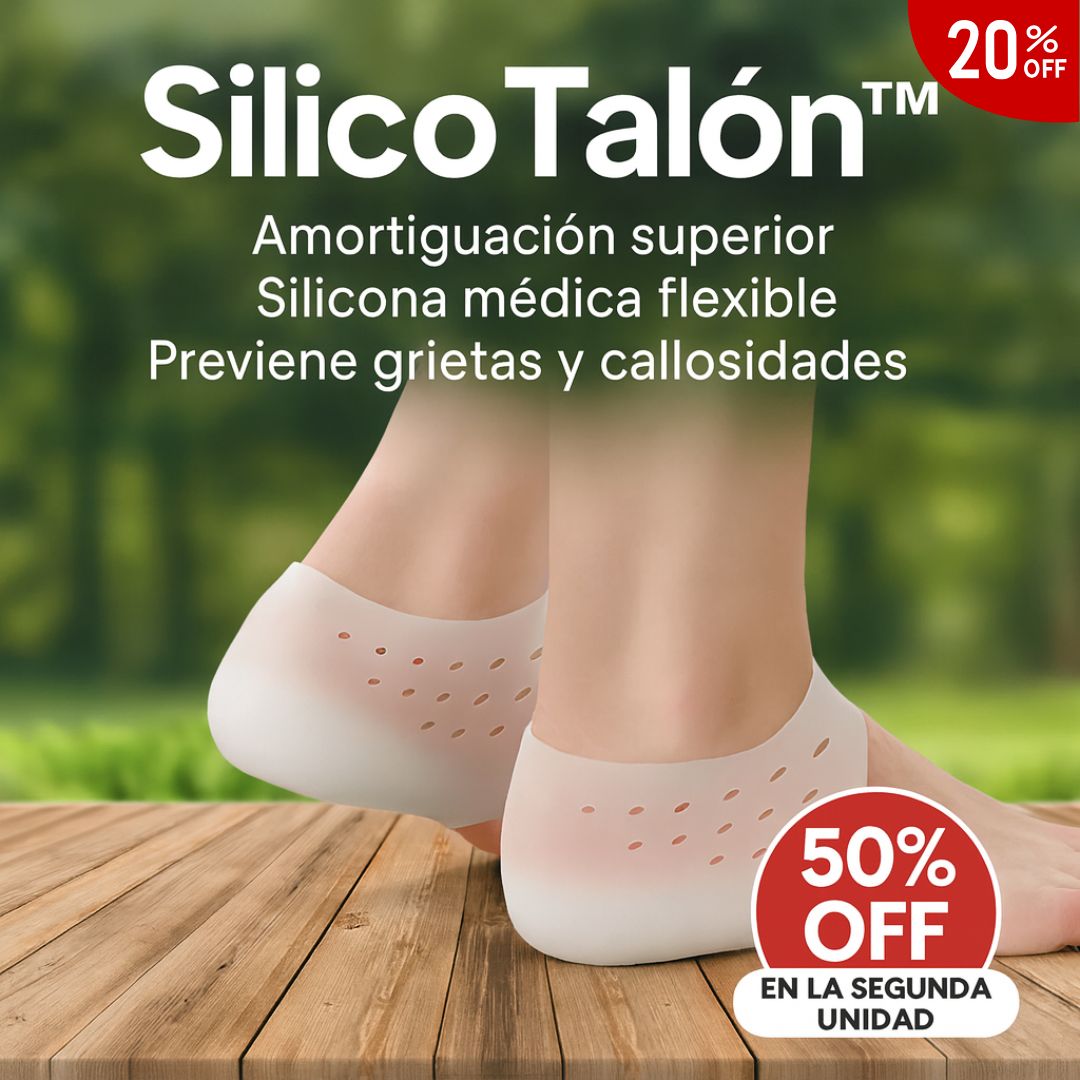 SilicoTalón™  Talonera Ortopédica — Comodidad que se siente desde el primer paso