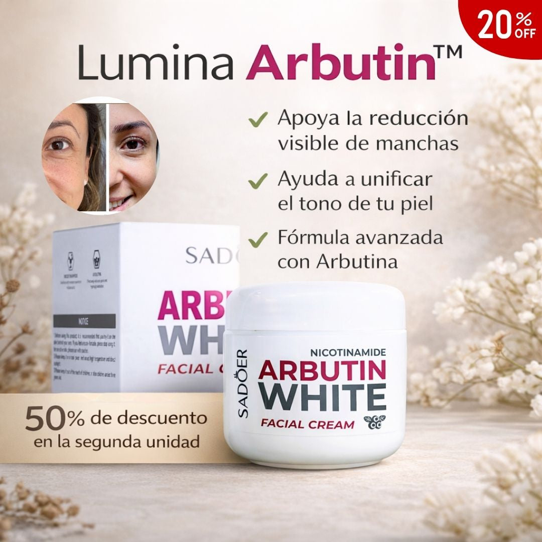 Lumina Arbutin™ – Apoya la reducción visible de manchas y unifica el tono de tu piel