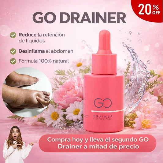 GO DRAINER Drenador en gotas | 💧 Libérate De La Retención Y La Hinchazón