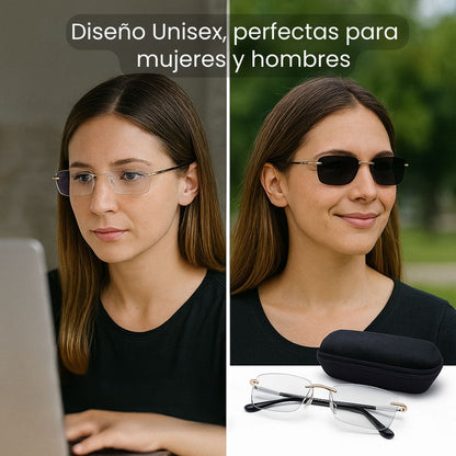 Gafas Fotocromáticas Tú eliges el aumento — Estilo, Comodidad y Protección Visual Inteligente