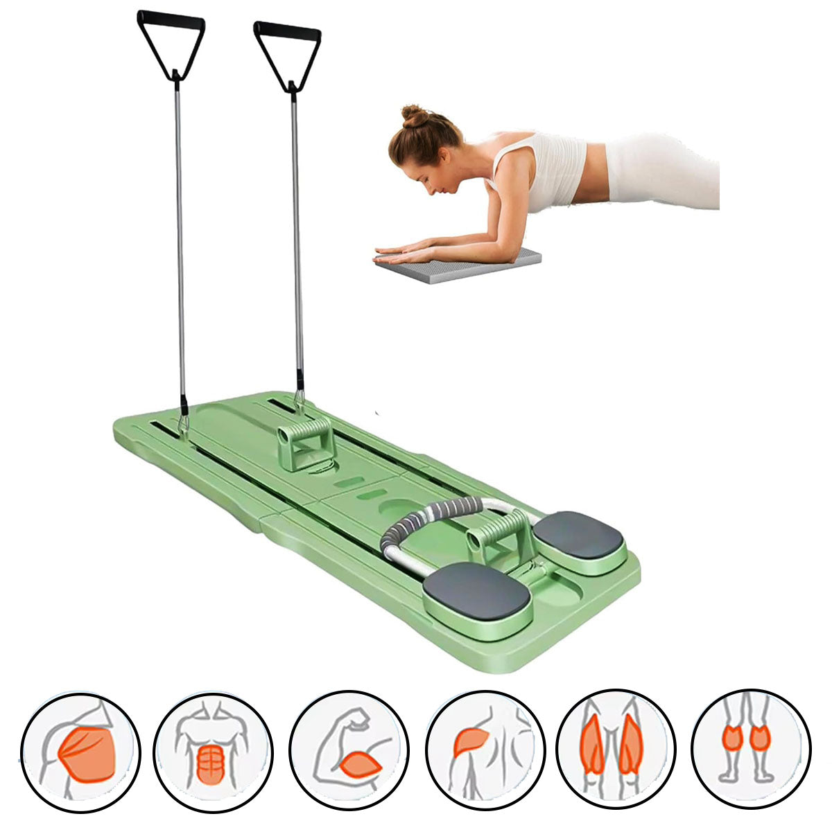 Set Pilates Reformer Nirova™ – Tu estudio de Pilates en casa + Guía GRATIS con rutinas paso a paso
