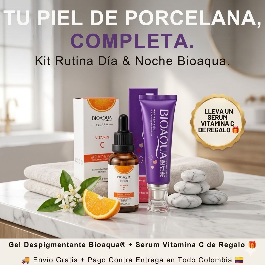 Gel Despigmentante Y Aclarante Bioaqua – Apoya la reducción visible de manchas y unifica el tono de tu piel