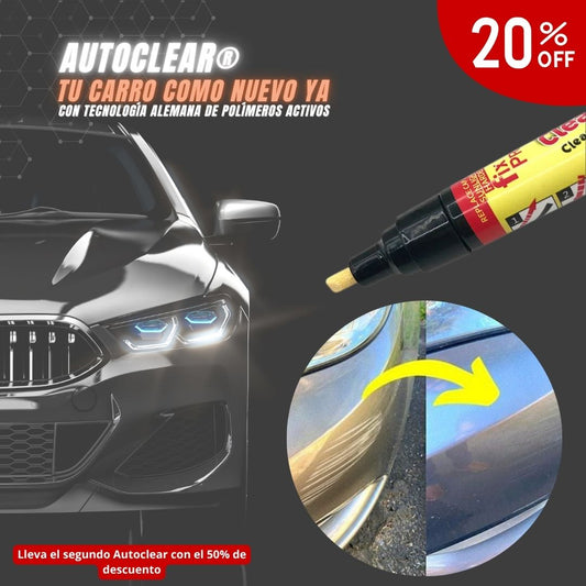 AutoClear® – El marcador que elimina los rayones de tu carro en segundos