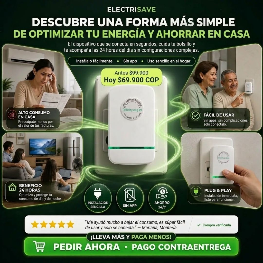Deja de regalar tu dinero en la luz no consumida y optimiza la electricidad de tu hogar en segundos.