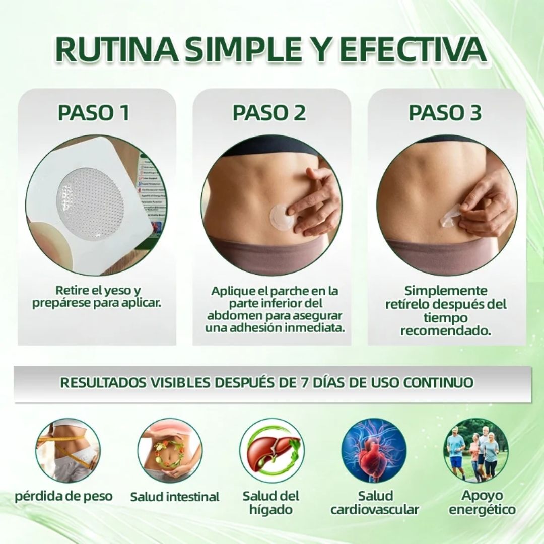 Lipo-Patch™  x 30 Uds – El parche natural que te ayuda a lucir mejor.