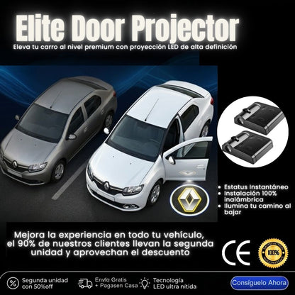 Proyector de logos | Dale a tu carro el toque de lujo que solo los modelos de alta gama tienen.