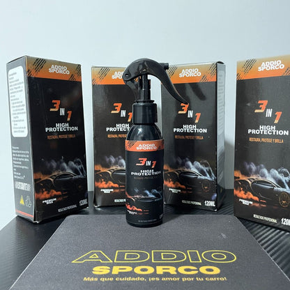 Combo Porcelanizado Premium: Cera 3 en 1 en Spray x 120 + Cera Carnauba en Pasta + Paño micro fibra