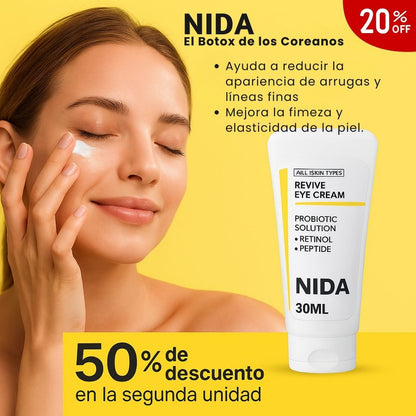 Dile adiós a la piel cansada con NIDA ReviveEye™ "El botox de los  Coreanos"
