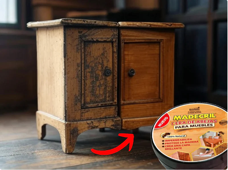 Madecril Beesbrillante – Renueva y da vida a tus muebles de madera sin lijar ni pintar