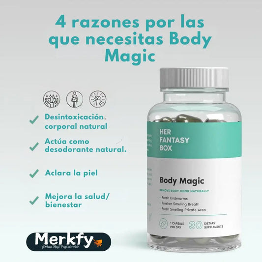 Body Magic™ Desintoxicante que Combate el Mal Aliento y el Mal Olor Corporal