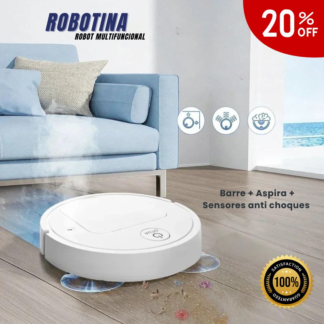 Robotina: El robot inteligente que barre y aspira por ti