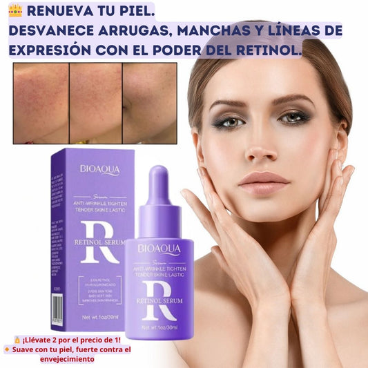2 Sueros Faciales Bioaqua con Retinol – Rejuvenece tu piel desde la primera semana