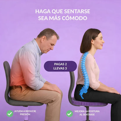 Comfort Seat™: Cojín transpirable premium|El secreto para trabajar o conducir durante horas sin sentir el peso del día