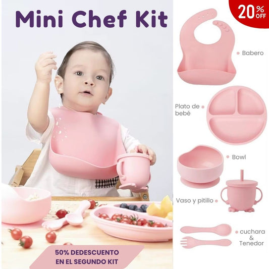 Mini Chef Kit 🍽️ — Comer nunca fue tan divertido y seguro