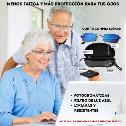 Gafas Fotocromáticas — Estilo, Comodidad y Protección Visual Inteligente