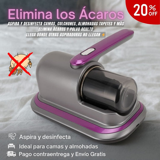 ÁcarosClean™ – Aspira, desinfecta y respira tranquilo