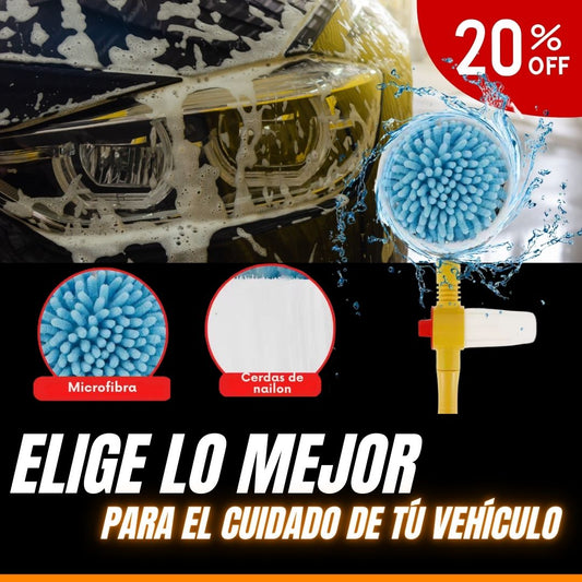 Kit Giratorio 360°: Lava tu vehículo fácil, rápido y sin rayones