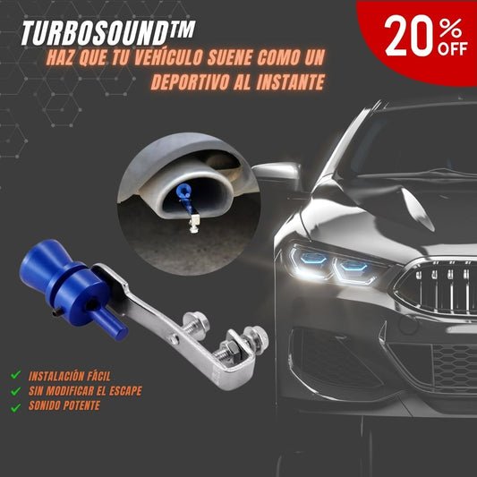 TurboSound™: Resonador para vehículos sin modificaciones