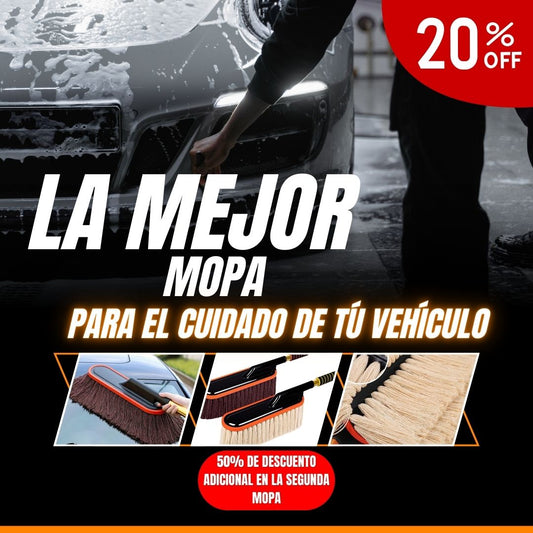✨Mopa Mágica para Vehículos – ¡Limpieza Profesional en Casa✨