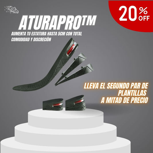 AturaPro™ – Plantillas Elevadoras Hasta en 5cm