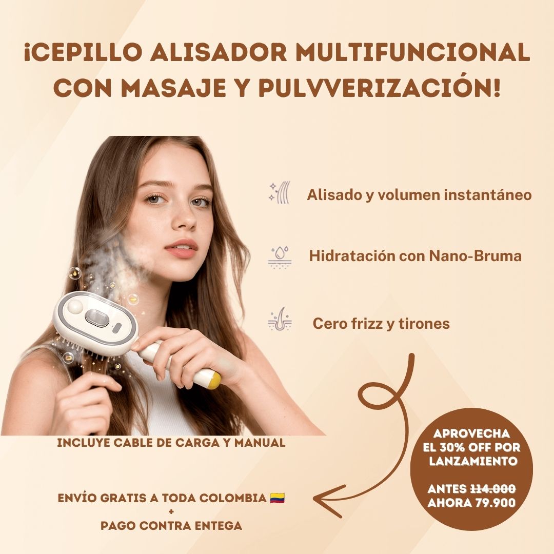 Luce un acabado de peluquería sin perder tiempo ni dinero: El cepillo Alisador iónico