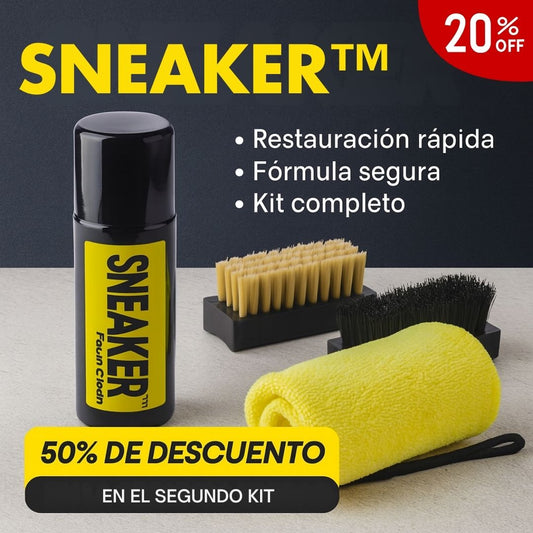 Sneaker™ – Kit de Limpieza profunda sin dañar tus zapatos