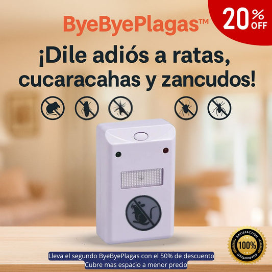 ByeByePlagas™ - Dile adiós a los roedores sin trampas ni veneno