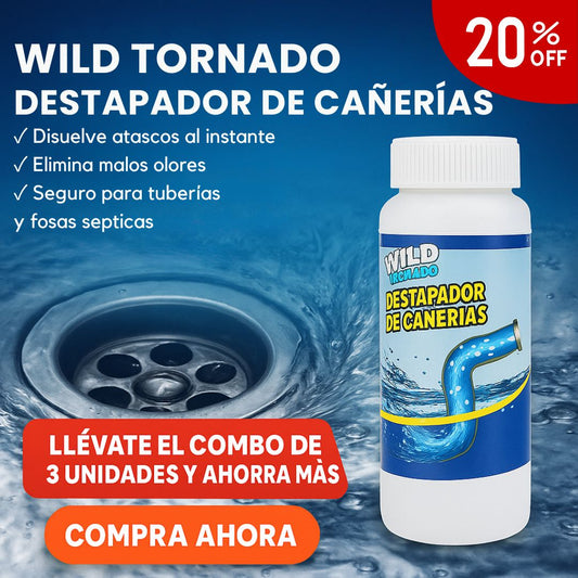 WildTornado™ Di adiós a los atascos y llévate el combo de 3 unidades