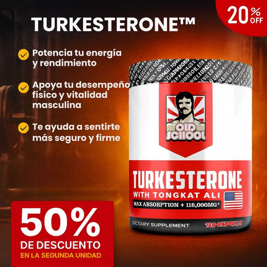 Turkesterone™ | Aumenta tu Potencia y Deseo Sexual de Forma Natural