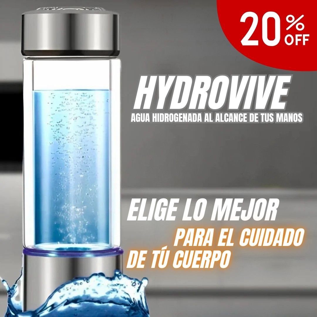 HydroVive - La Botella de Agua de Hidrógeno Para una Mejor Salud y Más Energía
