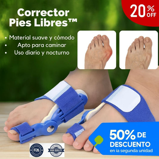 Corrector Pies Libres™ – Camina sin dolor y con mayor comodidad