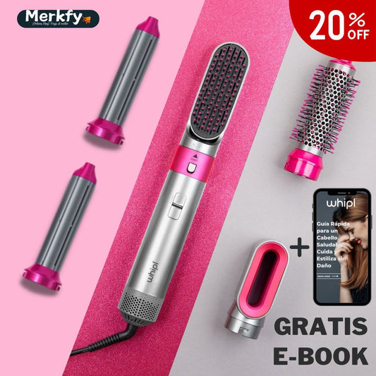 AirStyler™ 5 en 1 - Alisa, Riza, Moldea, Da Volumen y Seca tu cabello como una profesional
